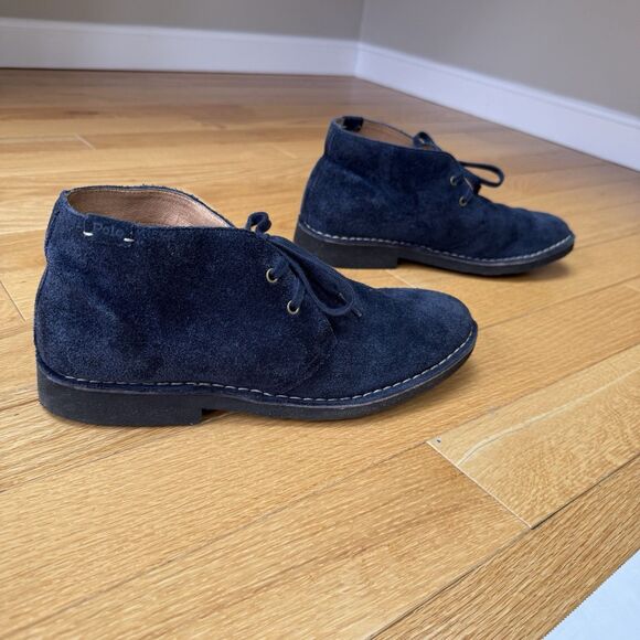 Polo Ralph Lauren Talan Chukka Boots Men’s 10.5 Navy Suede Leather Lace Up main image 9